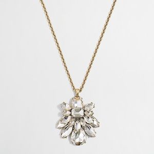 J. Crew Crystal beetle pendant necklace 🐝